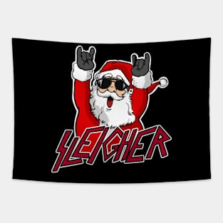 Sleigher Santa Claus Hail Santa Tapestry