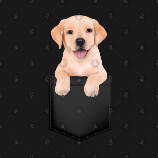 Labrador Retriever in Pocket Funny Labrador Retriever by Mind Your Tee