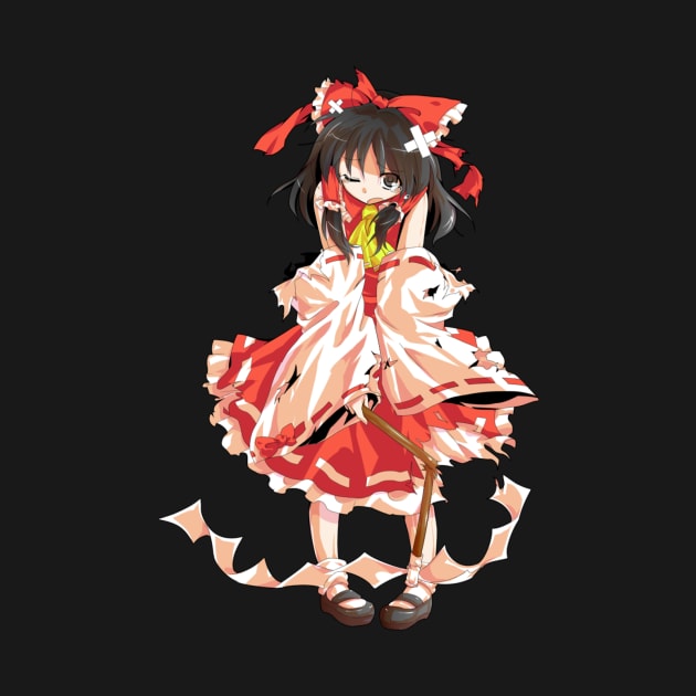 Reimu Injured by KokoroPopShop