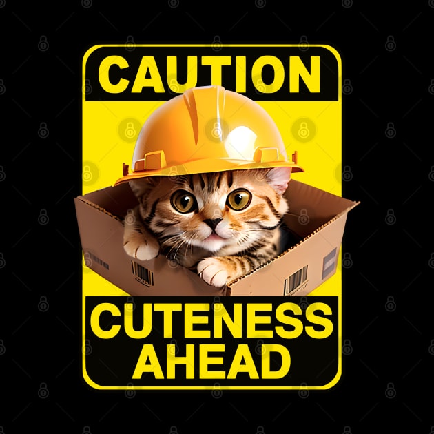 American Shorthair Cat Wearing Hardhat by CGI Studios