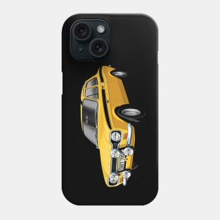 Mk 1 Ford Escort Mexico in yellow Phone Case