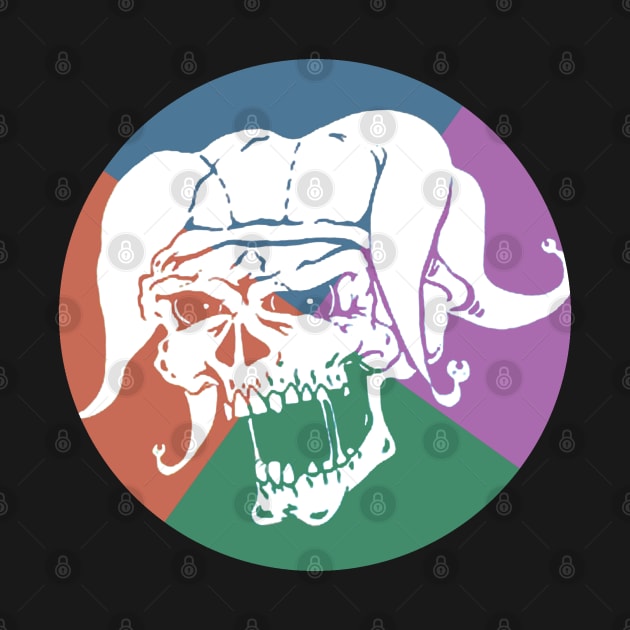 Skull Jester Laughing Pinwheel by PopSmarts