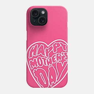 Happy Mother's Day Heart #1 Psychedelic Rock Art Nouveau Type Art Phone Case