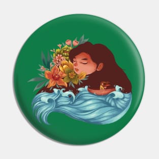 girl sleeping with her dreams Pin