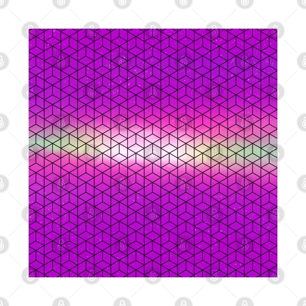 Pink geometric pattern by mailboxdisco