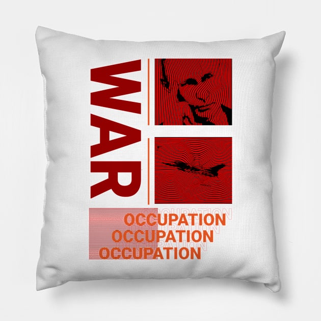 Occupation of Russia Pillow by Vortexspace