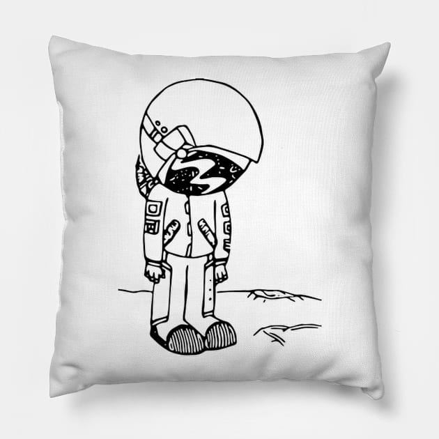 astronaut Pillow by mariasanidze