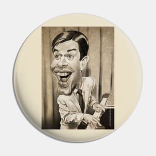 Jerry Lewis caricature Pin