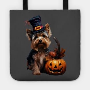 Yorkshire terrier Halloween Tote