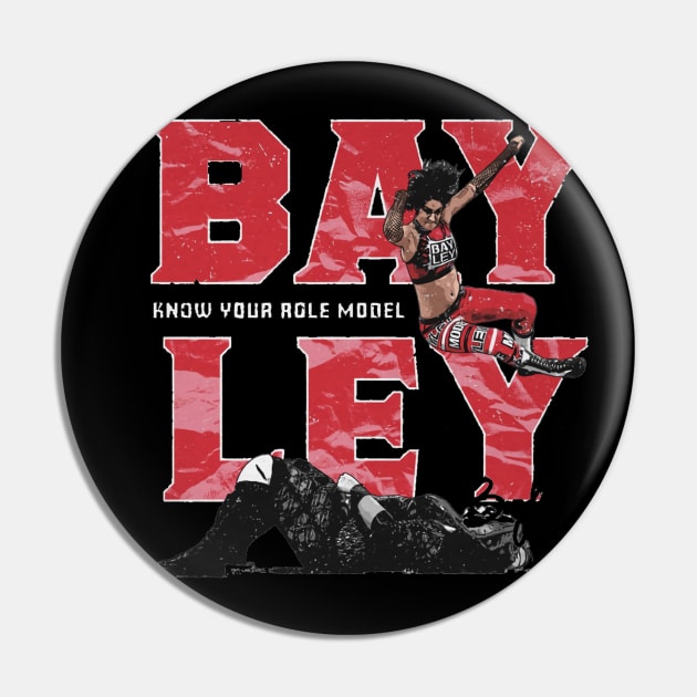 Bayley Know Your Role Model Pin by MunMun_Design