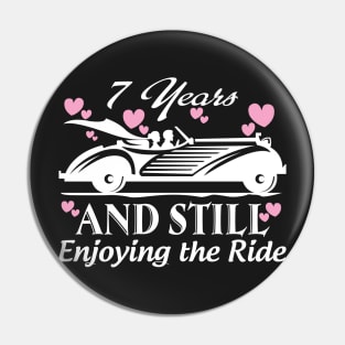 Anniversary Gift 7 years Wedding Marriage Pin