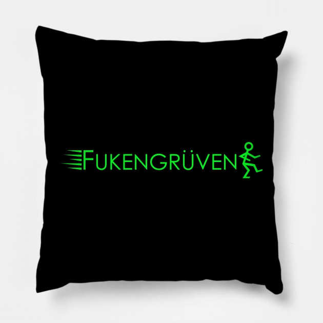 Fukengruven Parody in Green Pillow by This is ECP