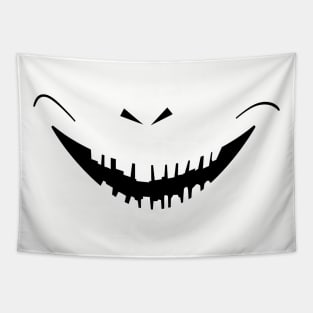 Creepy Smile Mask Tapestry