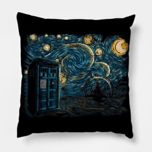 DARK POLICE BOX Pillow