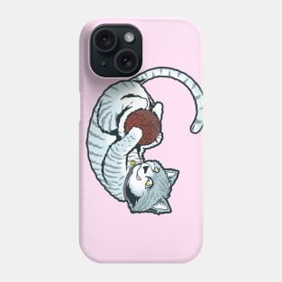 CAT WITH YARN Phone Case