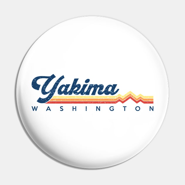 Yakima Washington - Vintage design Pin by Sachpica