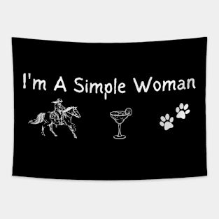 Horse Mom Tapestry