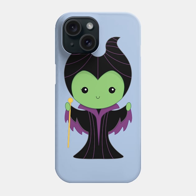 Ms Maleficent Phone Case by gravelskies