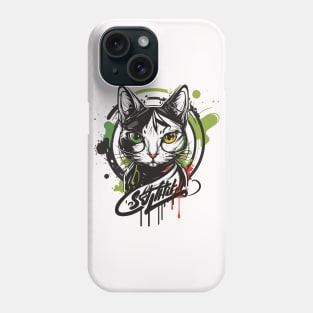 Graffiti Paint Cat Creative Inspiration Phone Case