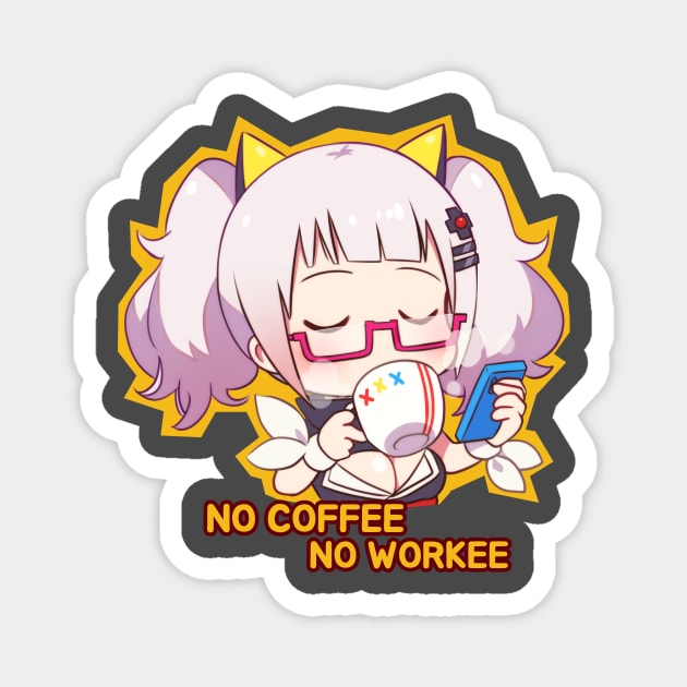 Ohayo Coffee Magnet by mikmix