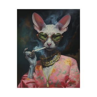 Feline Chic - An Ode to Iris Apfel T-Shirt