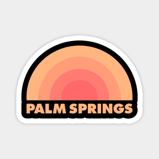 Retro Palm Springs Magnet