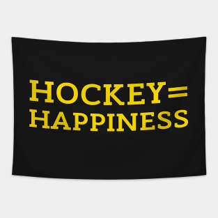 HOCKEY HAPPINESS Tapestry