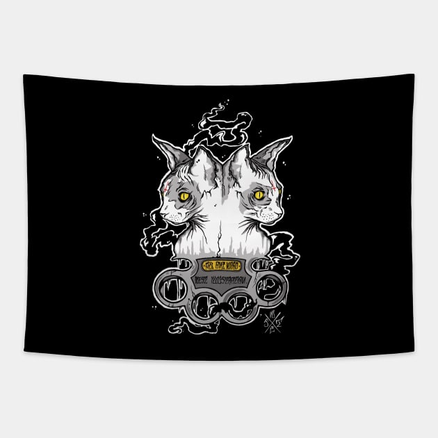 Sphynx Duster Tapestry by westillustration