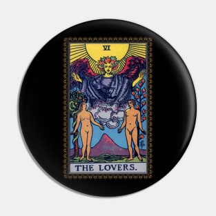 Tarot card the lovers Pin