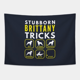 Stubborn Brittany Tricks - Dog Training Tapestry