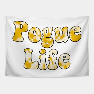 Tie Dye Yellow Pogue Life Tapestry