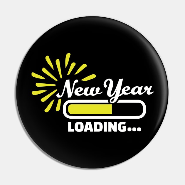 New Year loading Pin by Designzz