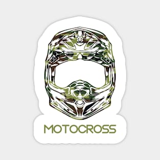 Motocross Camo Dirt Bike Helmet Dirt Bike Rider Magnet