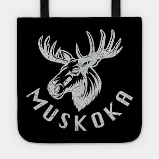 Muskoka - Moose (White) Tote