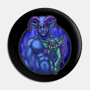 Demon with Dog Pin