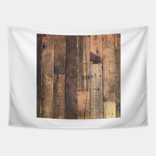 primitive farmhouse western country hickory brown barn wood Tapestry