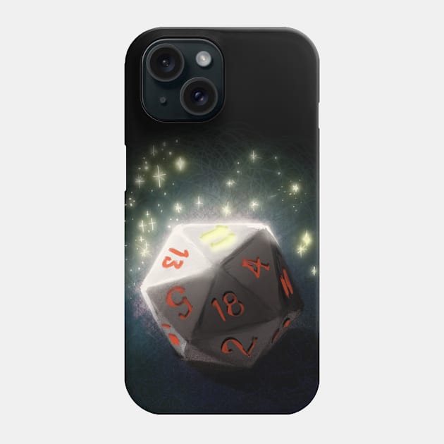 D20 Phone Case by ginaromoart