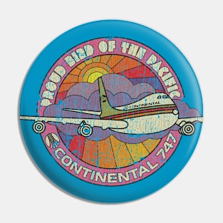 Continental Proud Bird of The Pacific 1971 Pin