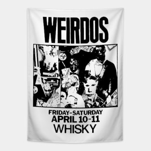 Weirdos Punk Flyer Tapestry