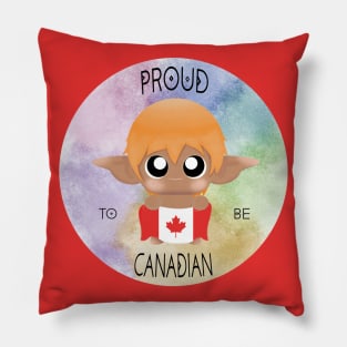 Proud to be Canadian (Sleepy Forest Creatures) Pillow