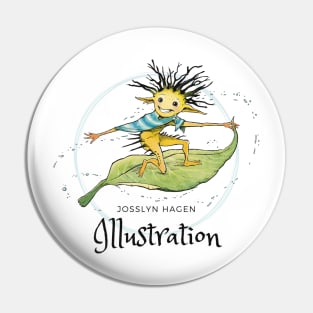 Josslyn Hagen Illustration Pin