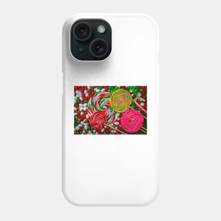 Suckers On Christmas Candy Phone Case