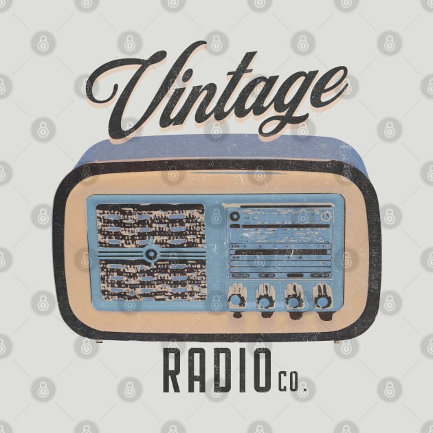 Vintage Radio by Off the Page