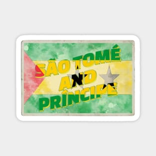 São Tomé and Príncipe Vintage style retro souvenir Magnet