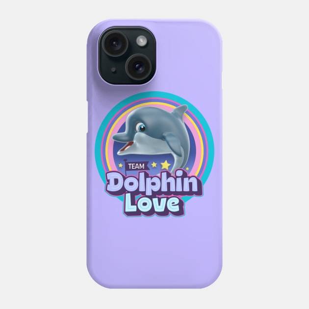 Dolphin love Phone Case by Puppy & cute