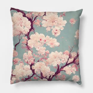 Baby Bloom Cherry Blossom Painting Pillow