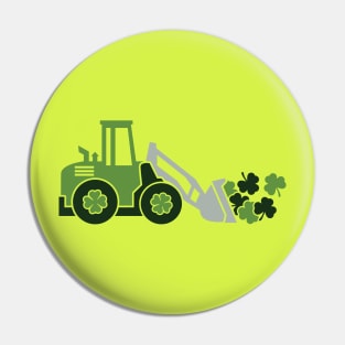 St. Patrics Day Bucket of Luck Pin