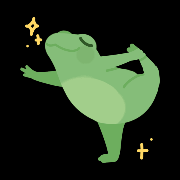 A Green Frog Dancing Ballet by truong-artist-C