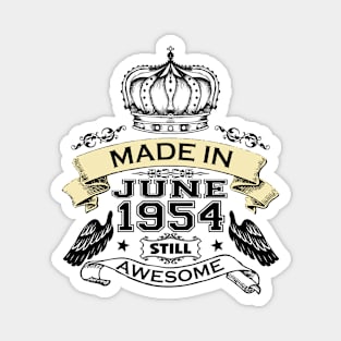 Made in June 1954 Bday Magnet