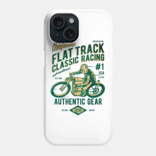 Flat Track Classic Racing authentic Phone Case